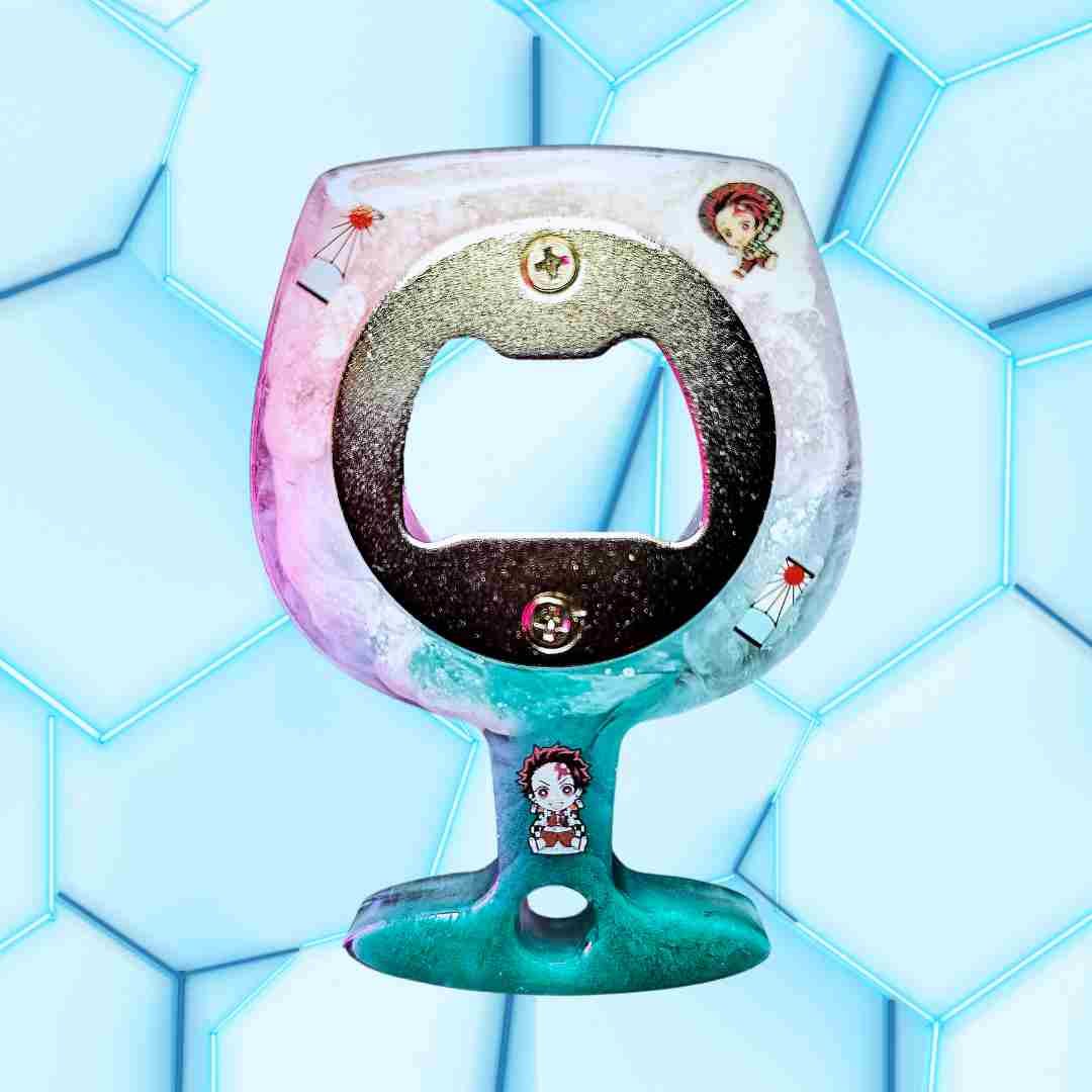 Décapsuleur verre à pied personnalisable
