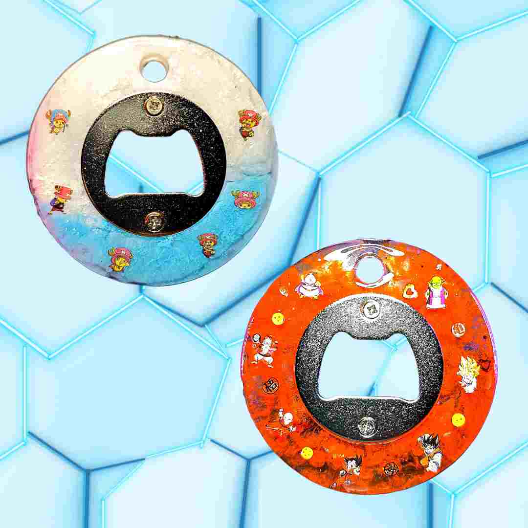 Décapsuleur rond personnalisable