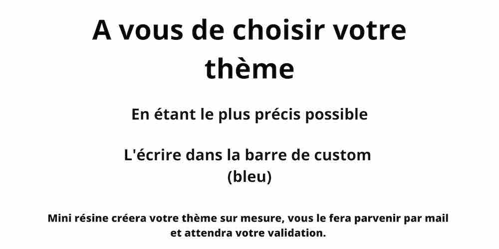 A vous de choisir le thème !