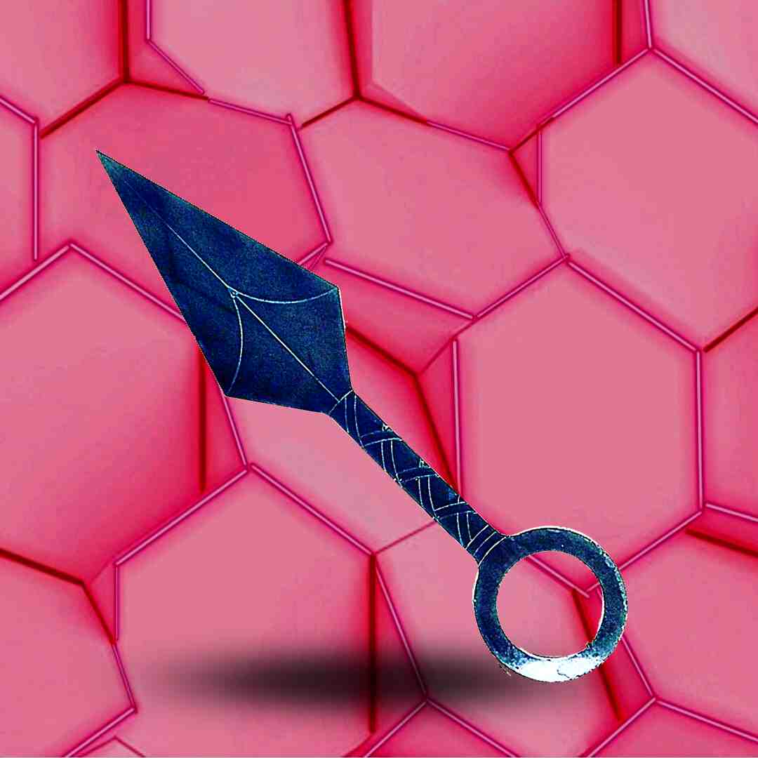 Décoration Kunai Naruto noire