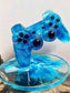 Décoration manette Playstation bleue