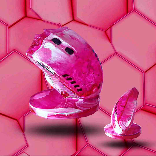 Décoration souris gamer rose