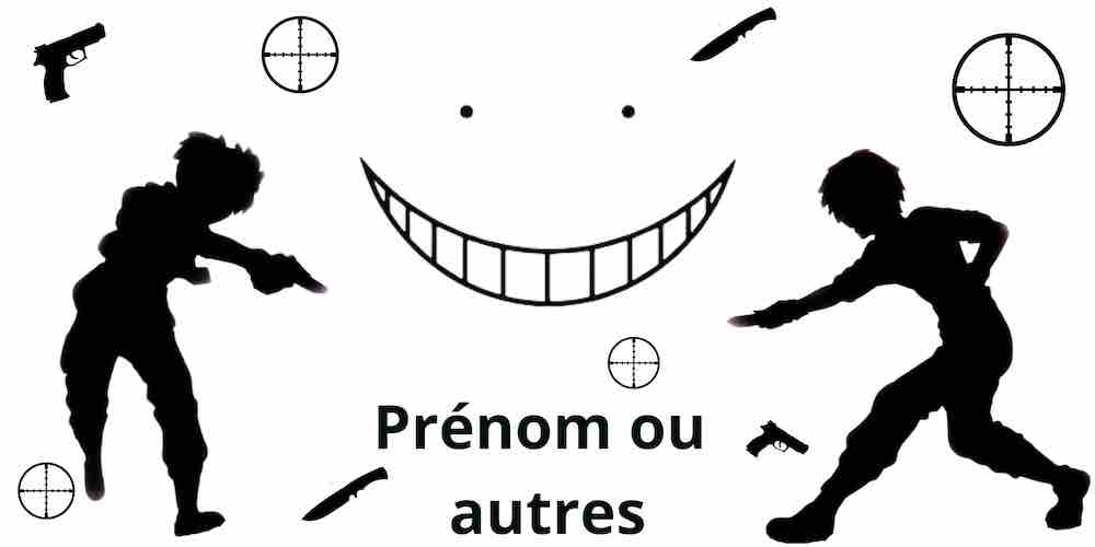 Exemple de personnalisation Assassination Classroom