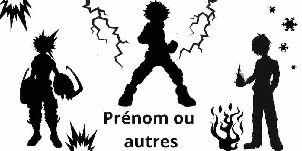 Exemple de personnalisation My Hero Academia