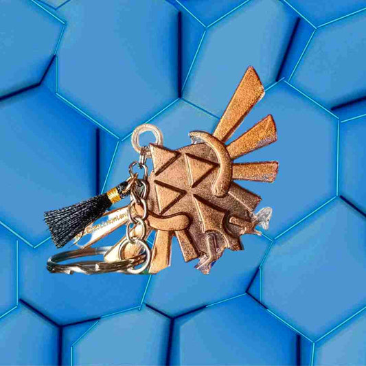 Porte-clé Zelda triforce