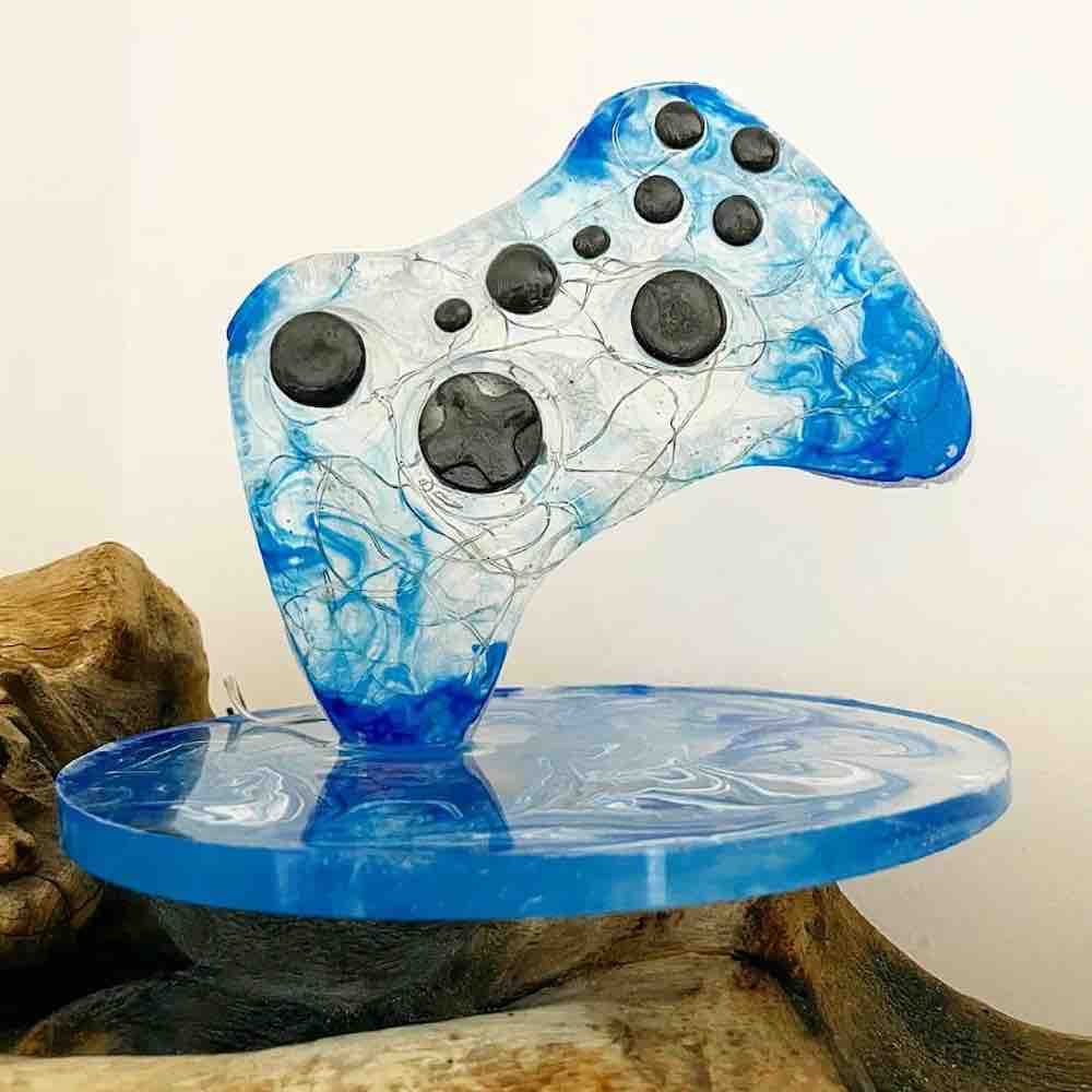 Veilleuse manette Xbox bleue éteinte