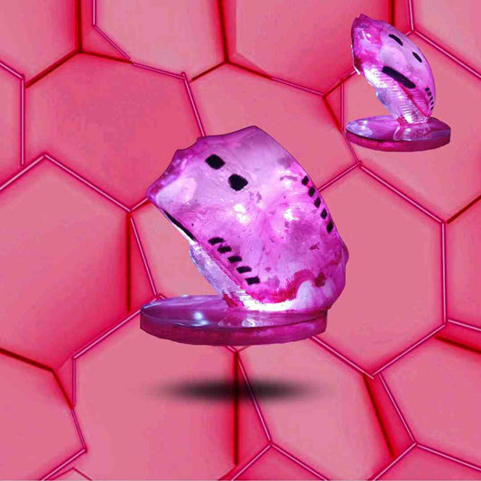 Veilleuse souris gamer rose et blanc