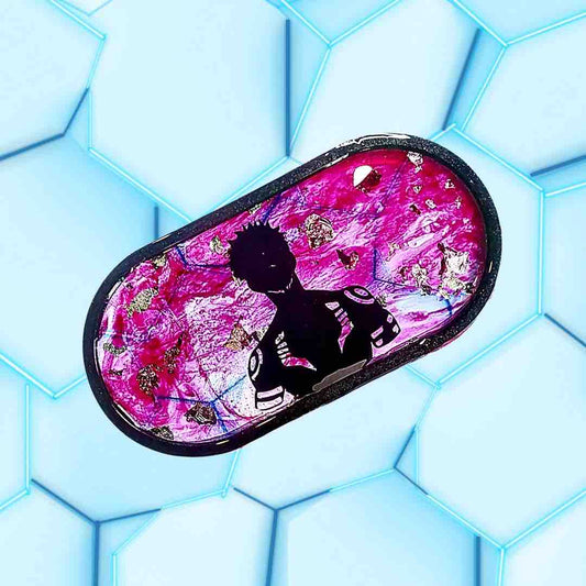 Vide-poches rose et noir Jujutsu Kaisen