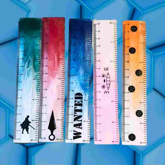 Trio de mesure (Règle, équerre, rapporteur)